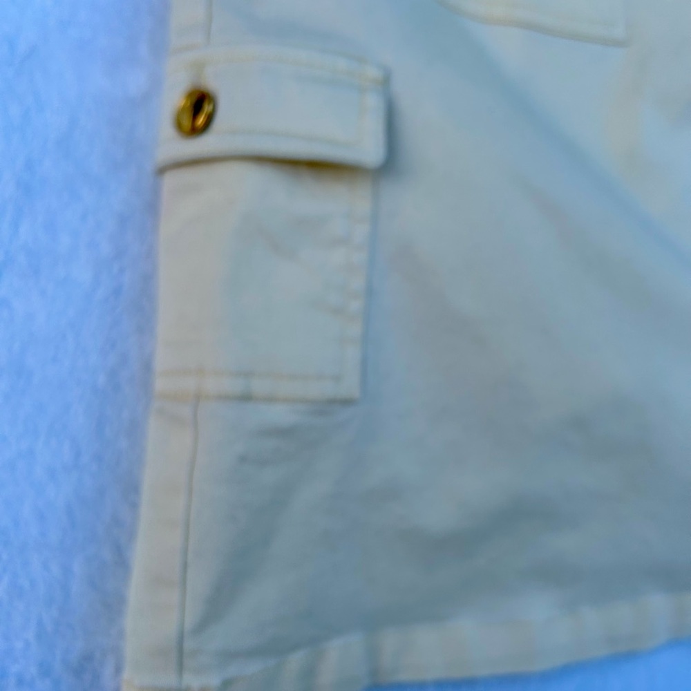 Hearts of Palm Skort Butter Yellow Womens Stretch Pull On Skirt Sz. 14 - Picture 7 of 10